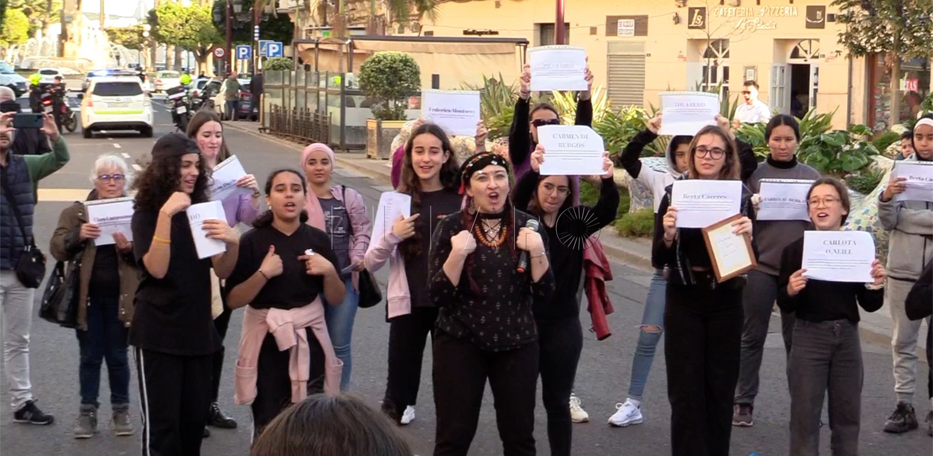 Melilla Feminista vacía las casas y llena las plazas para protestar