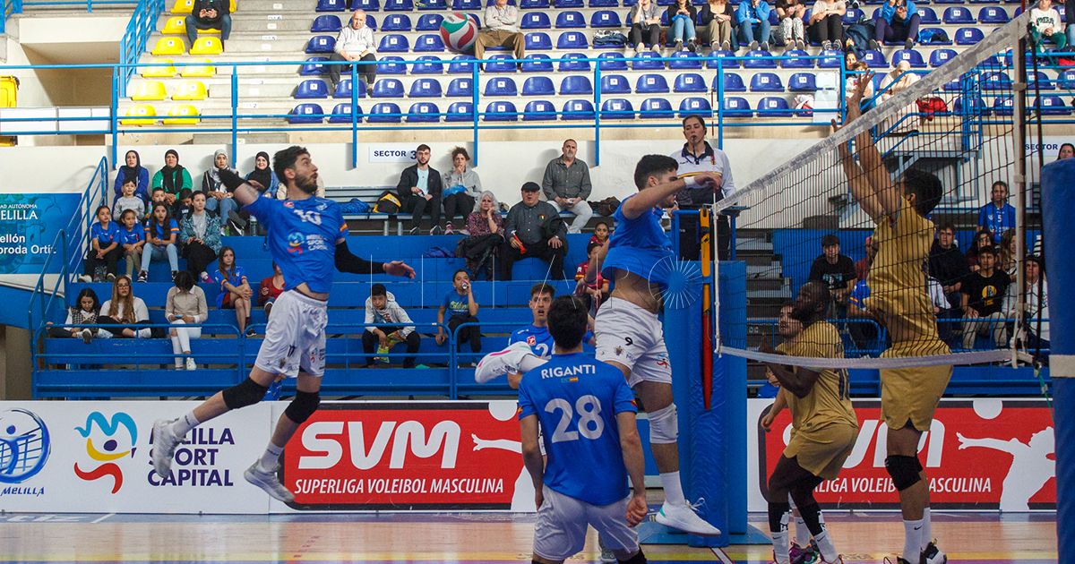 El Melilla Sport Capital asegura el factor cancha en los play off tras vencer a Barça Voleibol