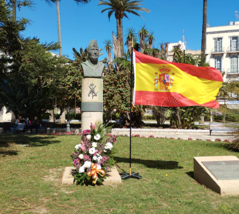 Vox Melilla critica en su homenaje a La Legión que el Tercio pierda el nombre de Comandante Franco