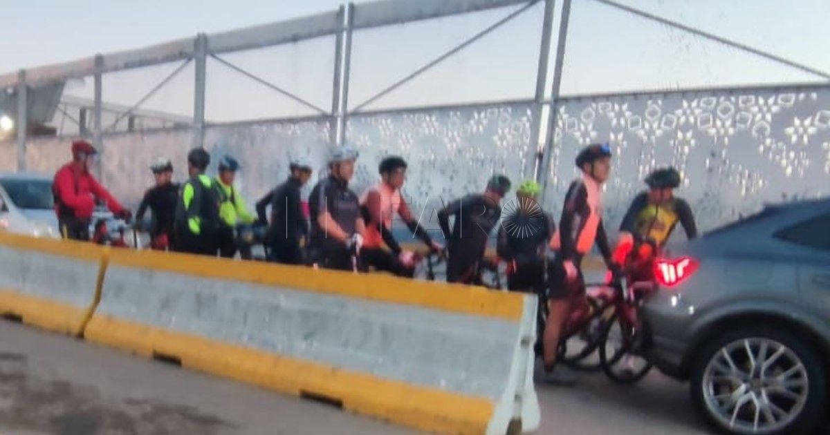 Quejas entre ciclistas porque no les dan prioridad para cruzar la frontera de Melilla