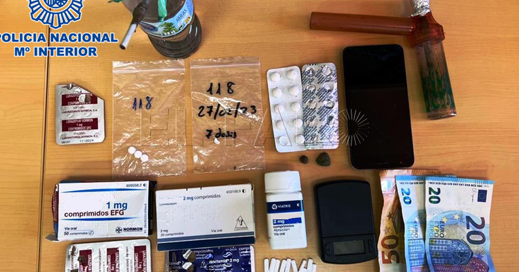 Dos detenidos por vender droga en la zona de los pabellones militares de Alfonso XIII