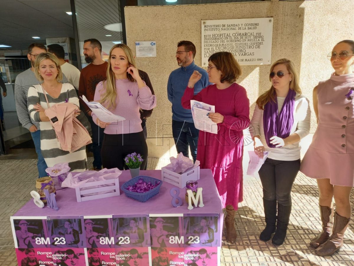 Manifiesto de CC.OO. Melilla por el 8M en el Hospital Comarcal