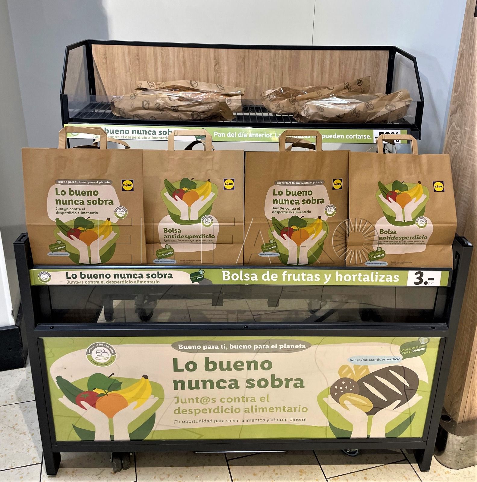 Lidl lanza la bolsa antidesperdicio de frutas y verduras