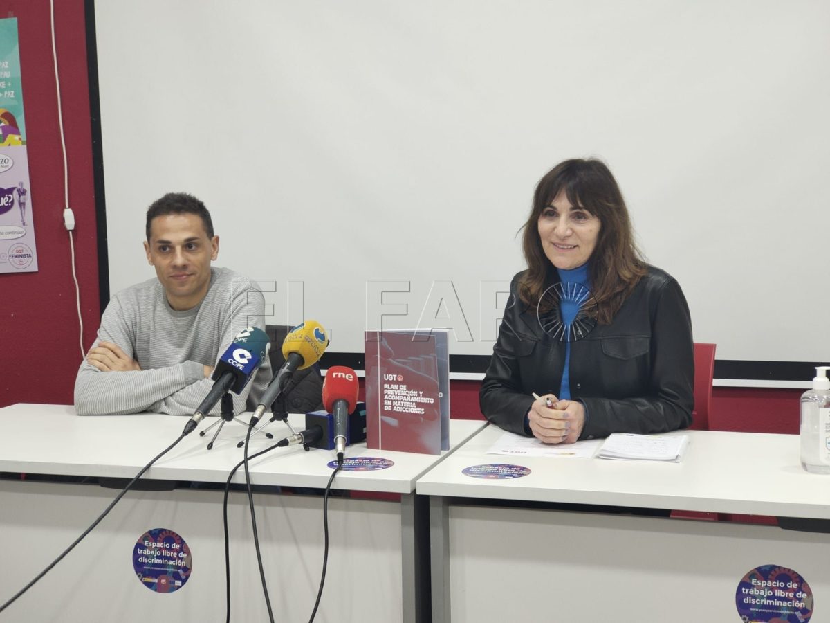 UGT presenta en Melilla el nuevo plan de prevención y acompañamiento en materia de adicciones