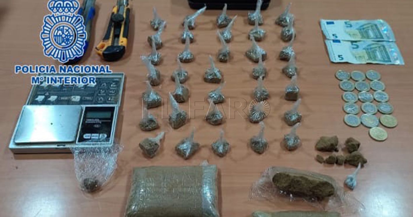 La Policía Nacional detiene a ocho personas y desarticula otro punto de venta de droga en Melilla