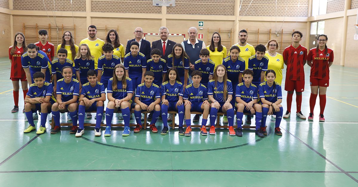 Melilla pone rumbo a su Nacional infantil de fútbol