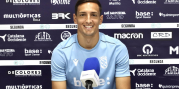 Dani Martín fue el encargado de atender a los medios de comunicación en la previa del partido del sábado frente al CD Coria.