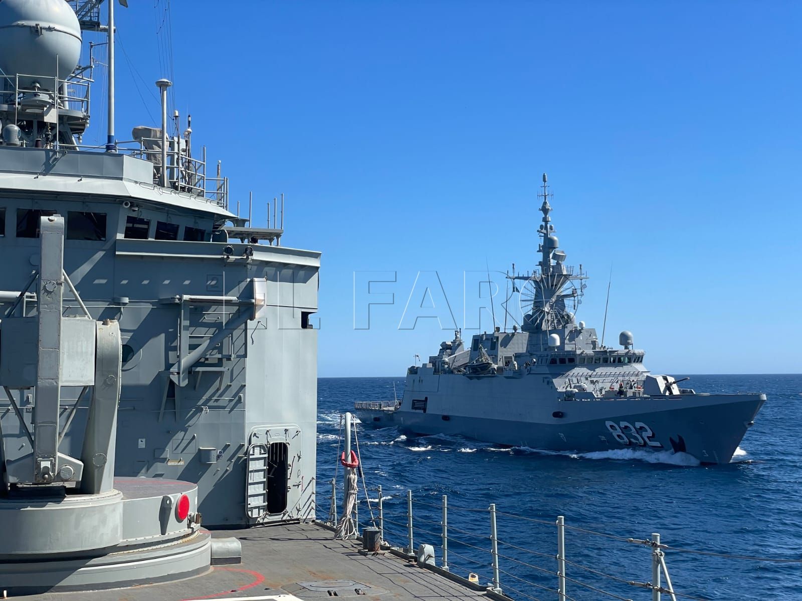 La 41 Escuadrilla de Escoltas ha desarrollado esta semana ejercicios en el golfo de Cádiz y mar de Alborán
