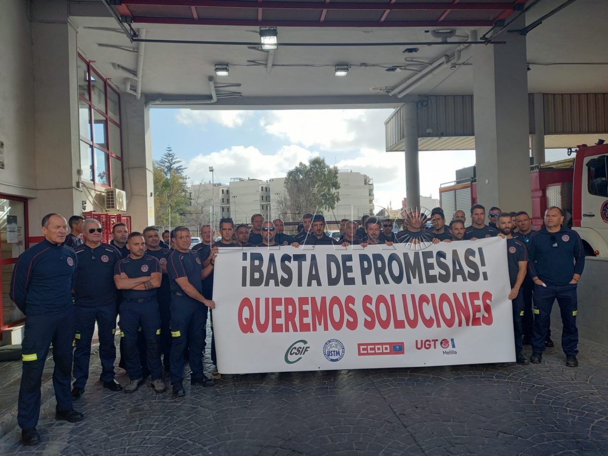 Vox Melilla muestra su apoyo a los Bomberos de la ciudad