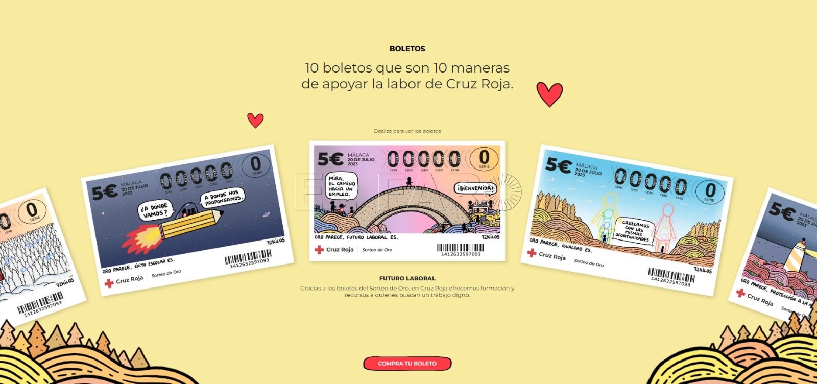 Vuelve el Sorteo de Oro de Cruz Roja con siete millones de euros en premios