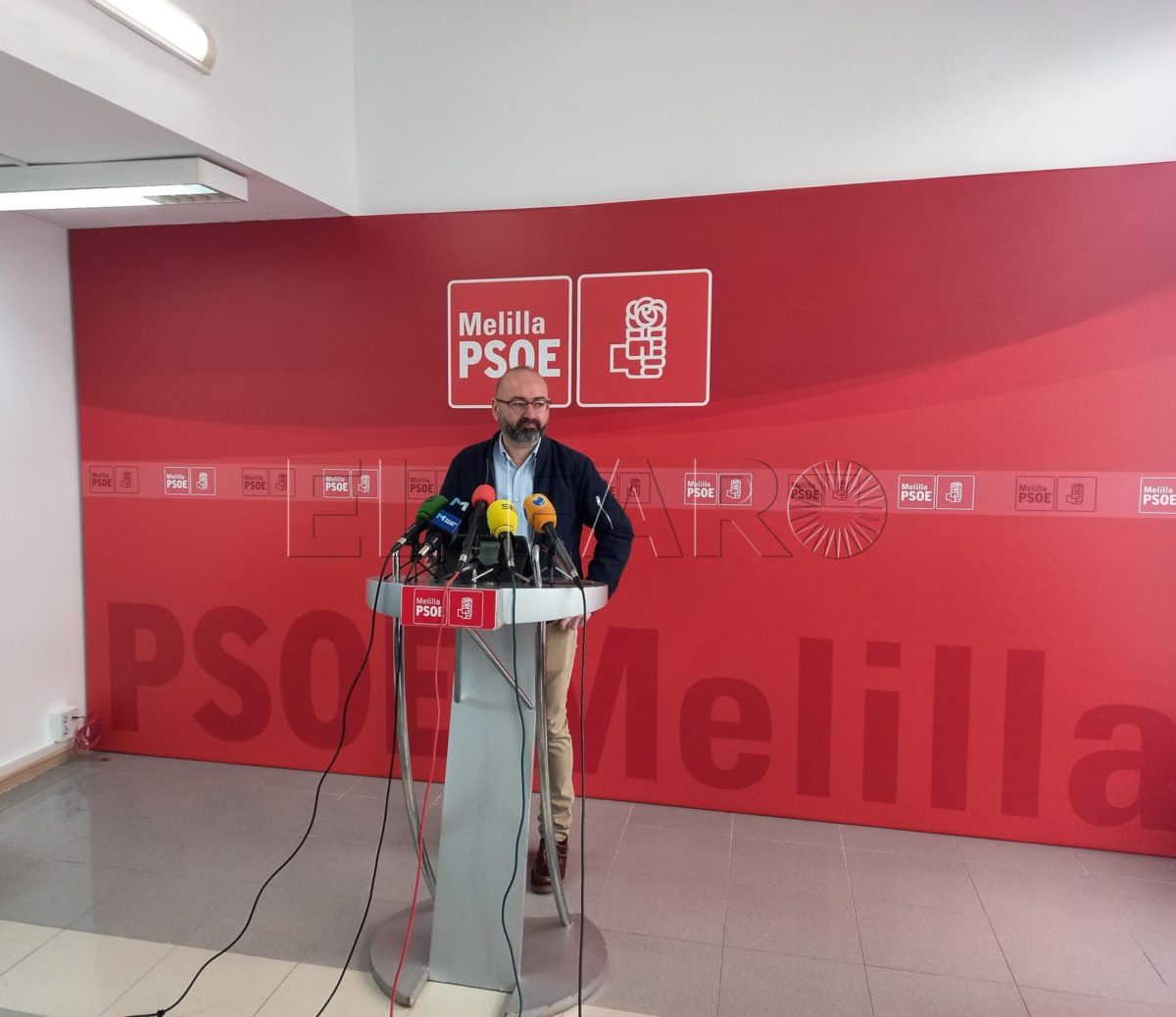 PSOE Melilla pide el cese de Jesús Delgado Aboy y critica la hipocresía de Dunia Almansouri