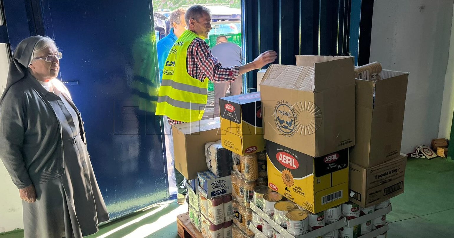 El Banco de Alimentos de Melilla atiende en lo que llevamos de año a 1.314 personas vulnerables