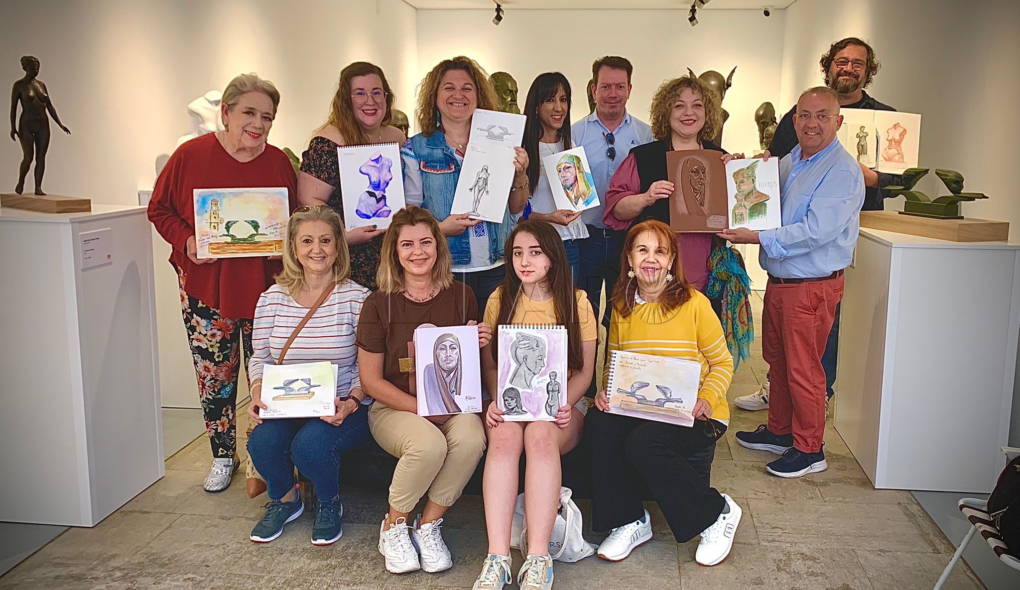 Los Urban Sketchers en el museo Casa del Reloj