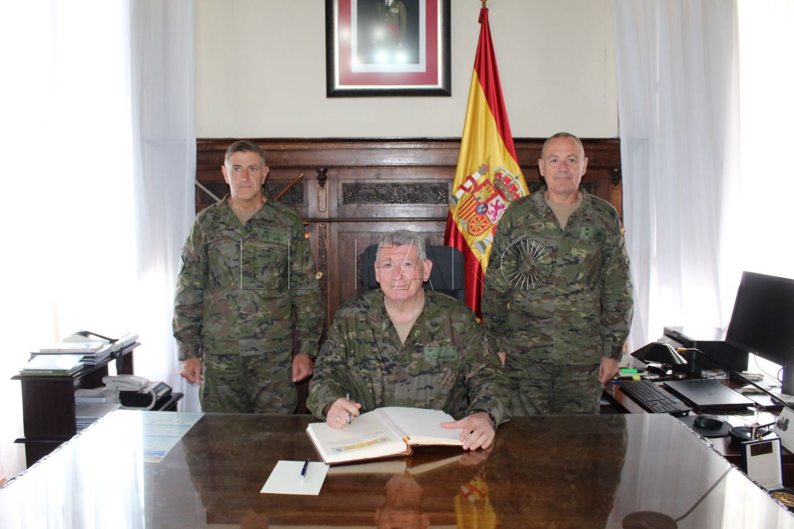 El Teniente General Jefe del Mando de Personal del Ejército de Tierra realiza una visita de inspección a Melilla