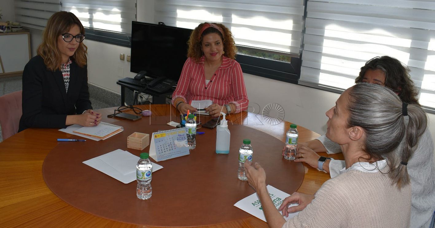 Moh informa a los representantes de Aspanies sobre la accesibilidad para las elecciones