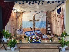 El Centro Social de Mayores inaugura su Cruz de Mayo