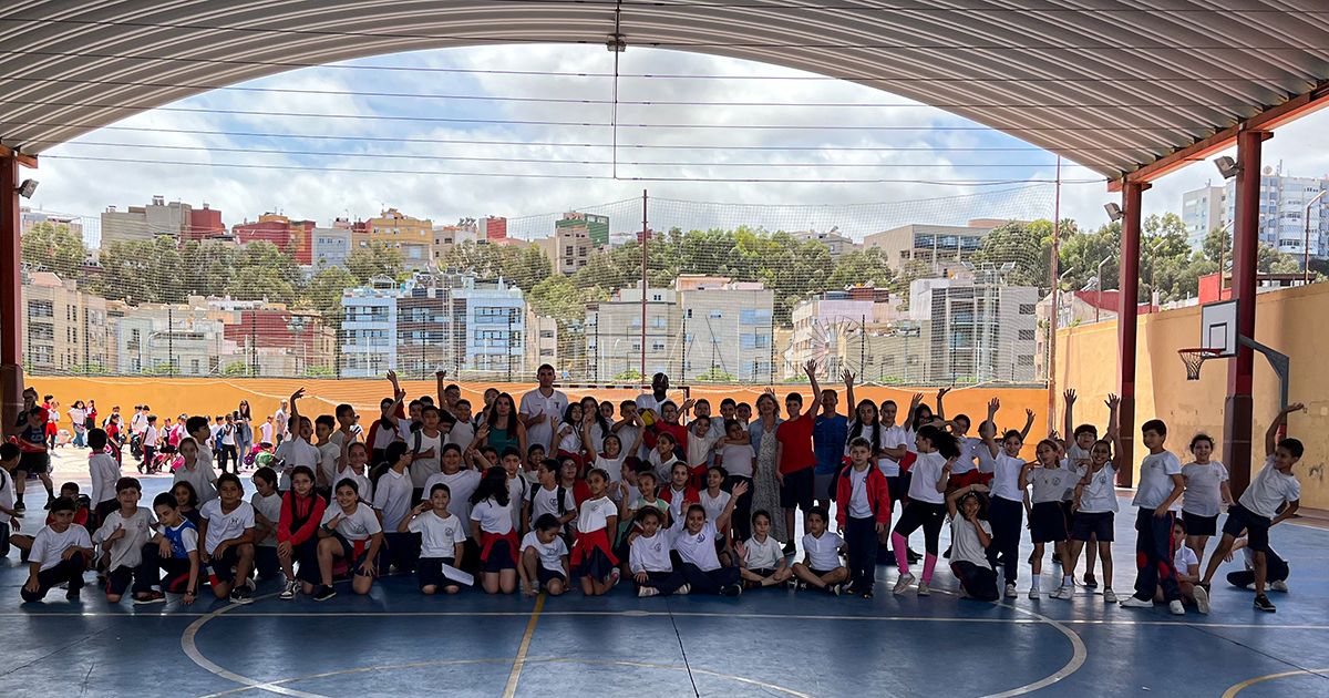El Melilla BC visita el CEIP Velázquez