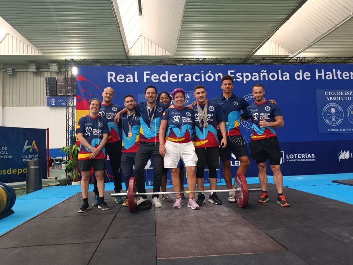 Seis medallas de plata y dos de bronce, en el Nacional Absoluto
