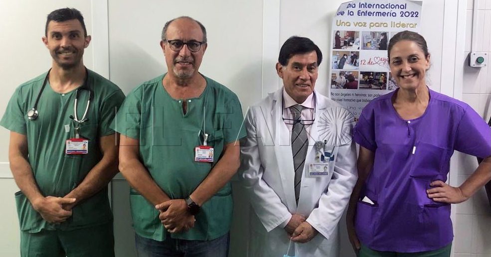 Extirpado en Melilla por primera vez un tumor intrarraquídeo