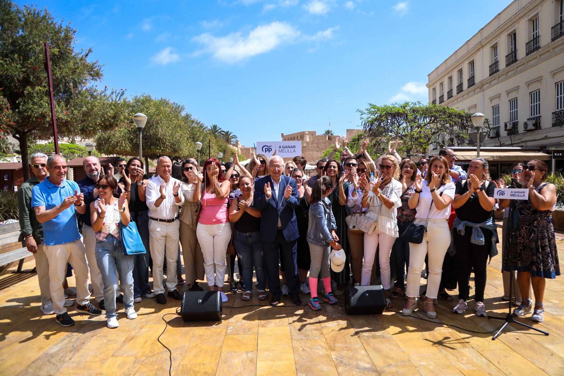 Imbroda dice que hay “un clamor” de apoyo al PP por toda la ciudad