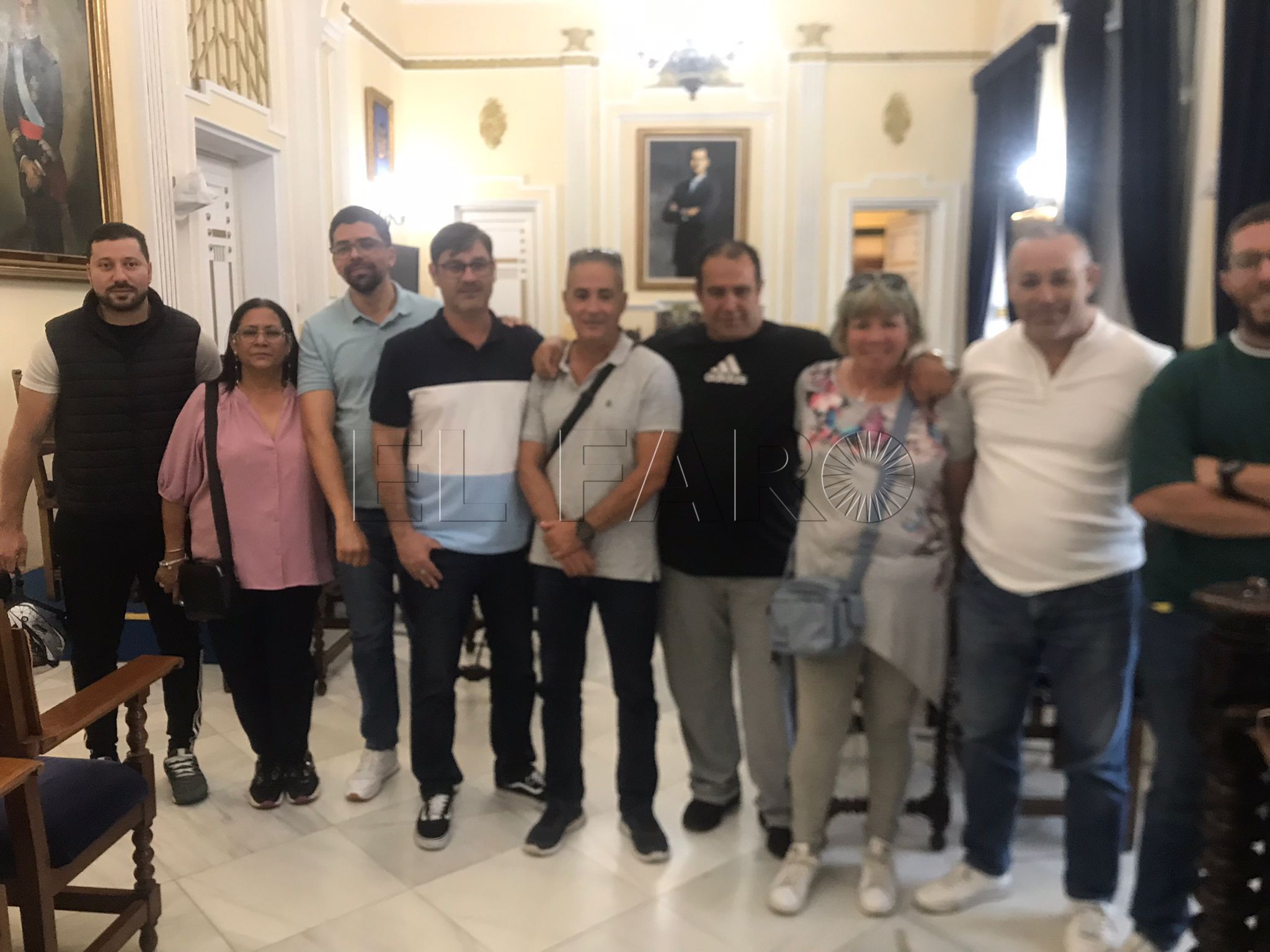 Los trabajadores de la limpieza pública, agradecidos con Hassan Mohatar