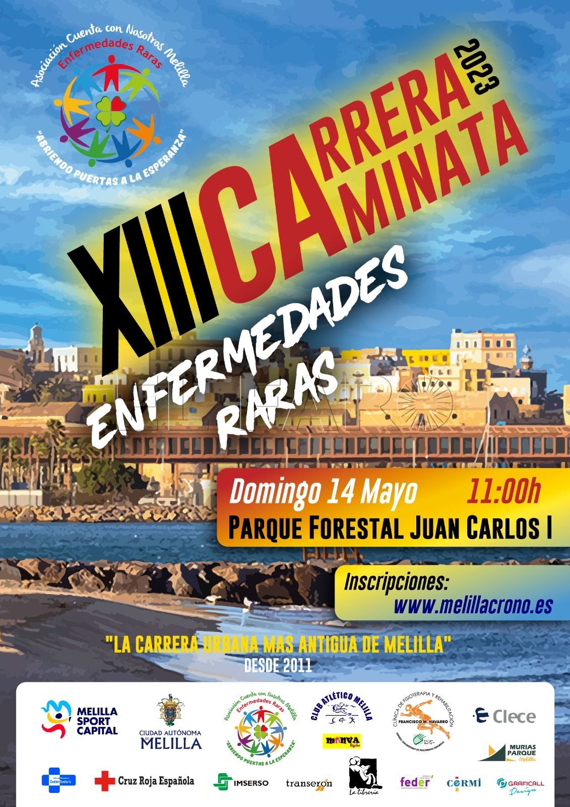 Abierto el plazo de inscripción para la XIII Carrera-caminata de las Enfermedades Raras