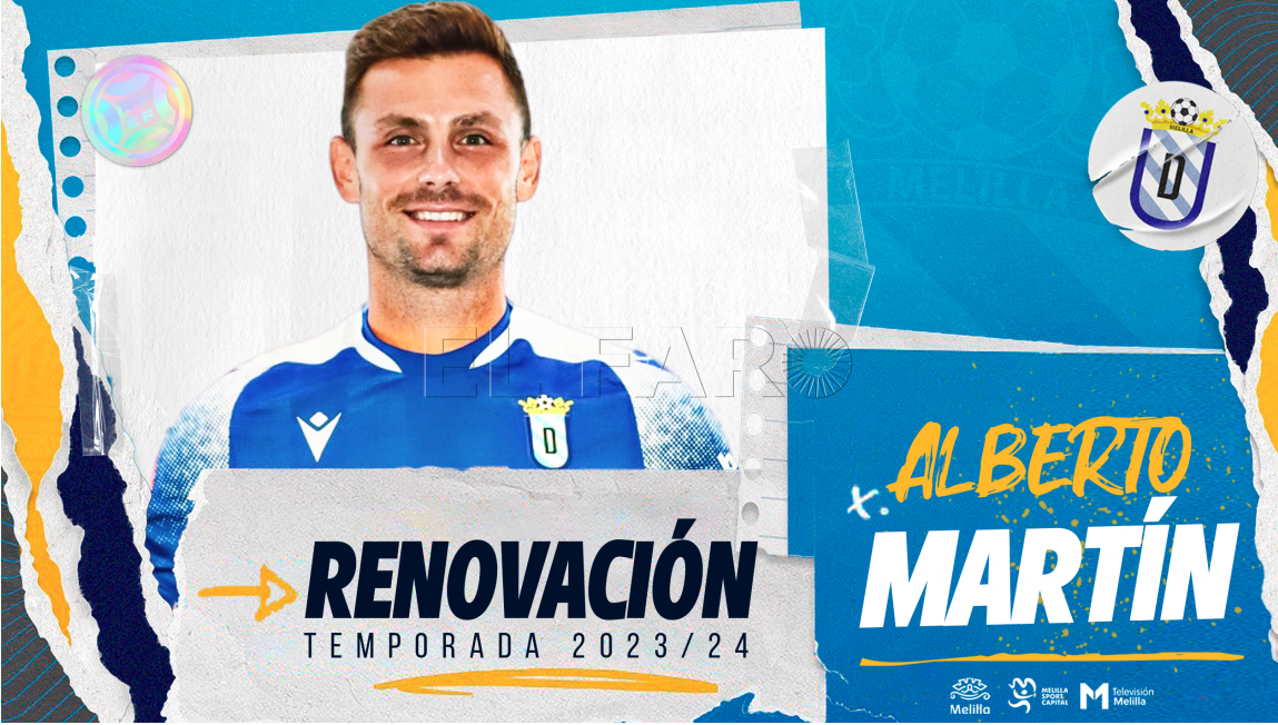 El Melilla renueva a Alberto Martín
