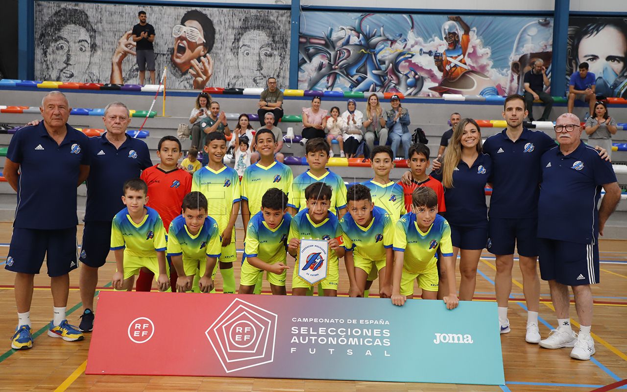 Melilla pone punto y final al Nacional de fútbol sala alevín y benjamín