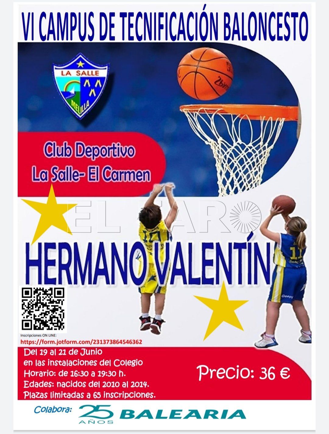 Quedan pocas plazas para el campus del CD La Salle-El Carmen