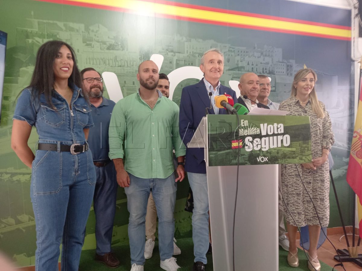 Vox Melilla cierra la campaña con un balance de los problemas de los barrios de la ciudad