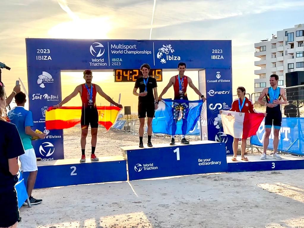 Luismi Ruiz, campeón mundial en triatlón cross en su grupo de edad