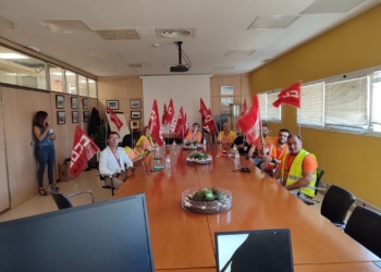 Los trabajadores de limpieza y mantenimiento del aeropuerto se manifestarán el día 23