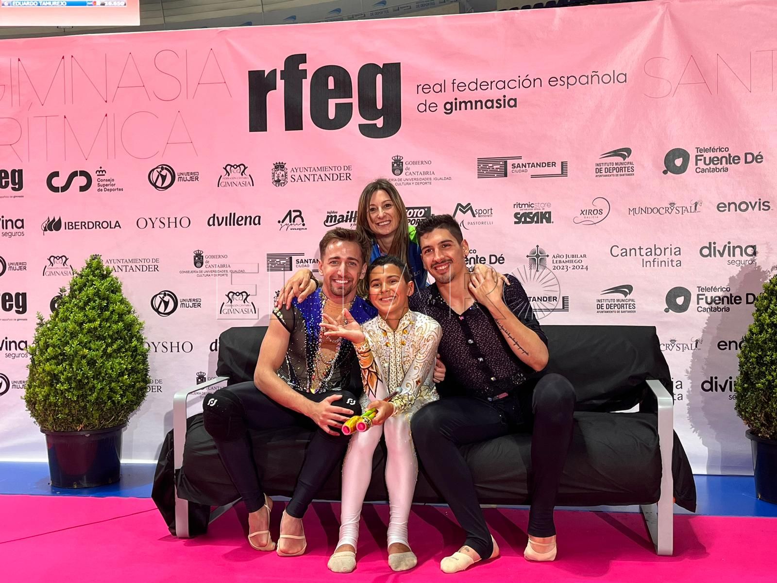 Leo Faus, décimo en la Copa de España Absoluta de gimnasia rítmica