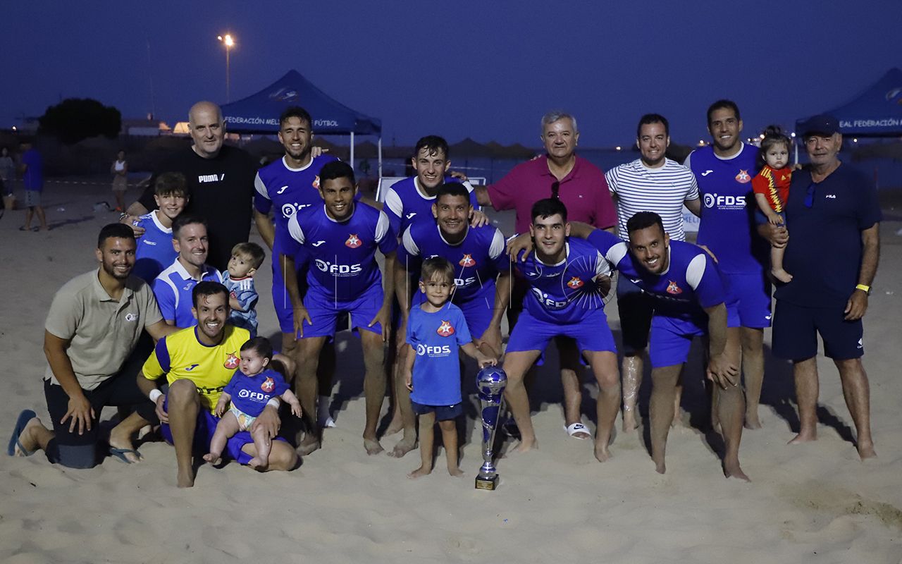 El CD Melistar y el Boomerang, primeros campeones en Melilla en fútbol playa