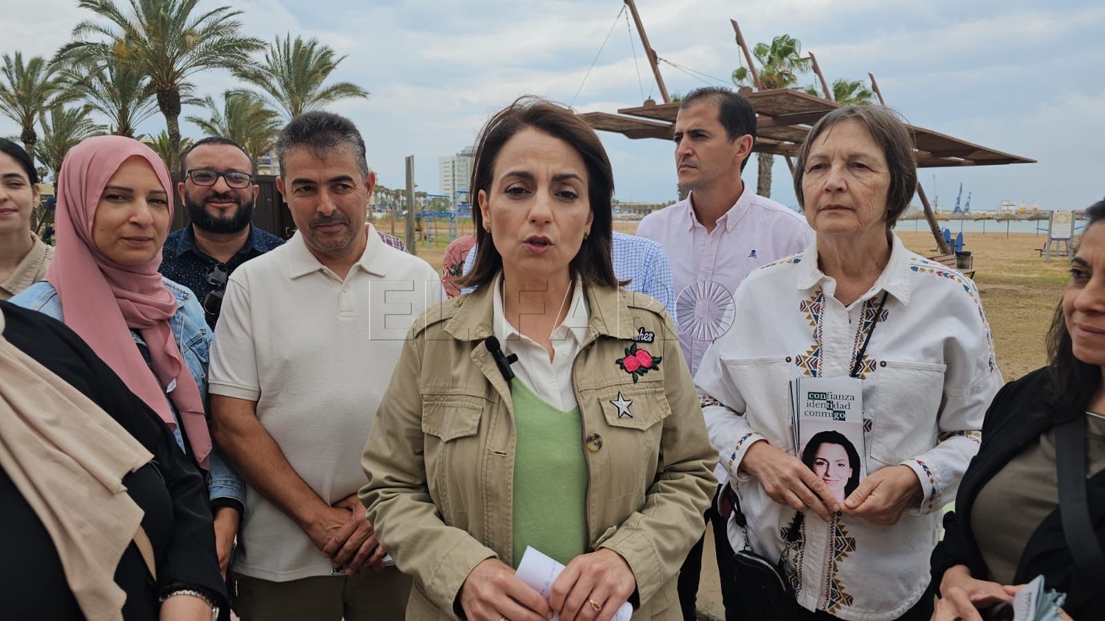 Dunia Almansouri, candidata de CpM al Congreso de los Diputados