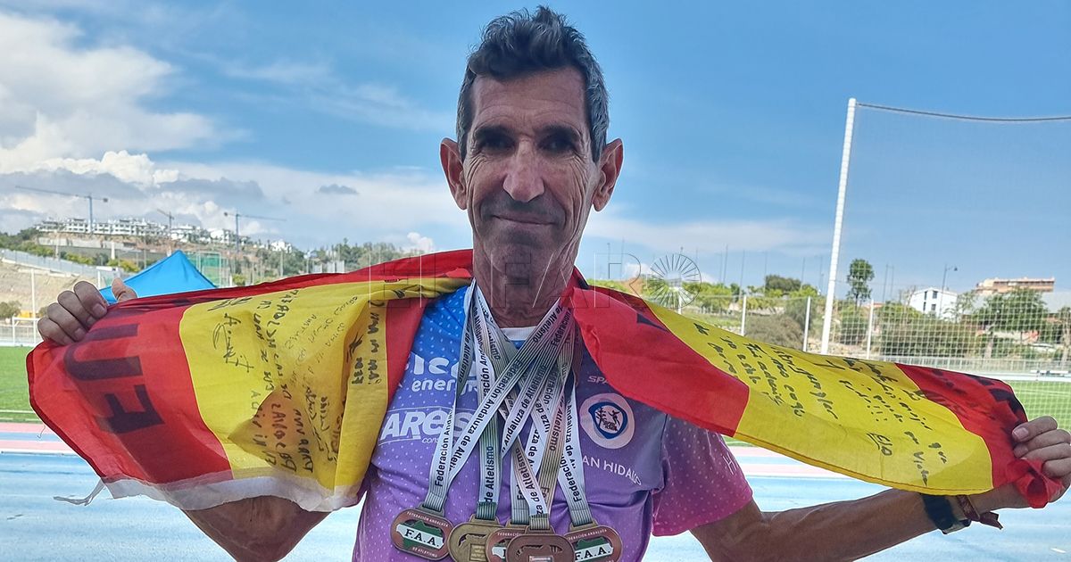 El melillense Federico Sáez logra cinco medallas en el Andaluz Máster