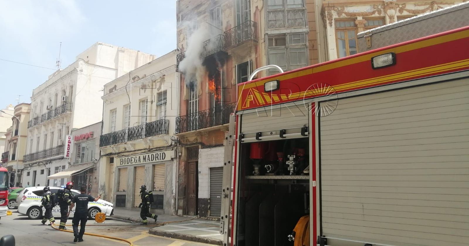 Detenido por un delito de estrago un okupa sospechoso del incendio de Castelar