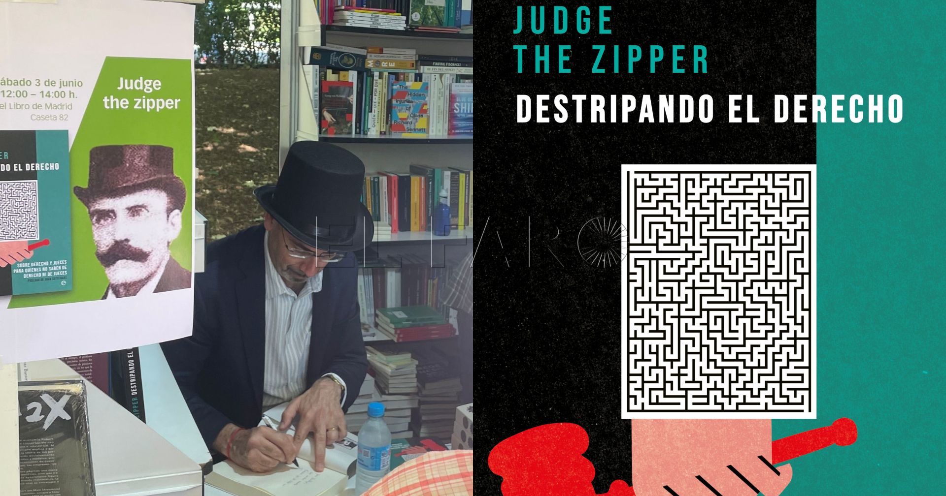 Judge The Zipper, juez divulgador en Twitter, presentará en Málaga su libro "Destripando el Derecho"