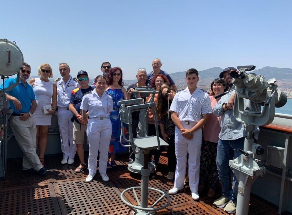 Unesco-Melilla visita el buque Galicia