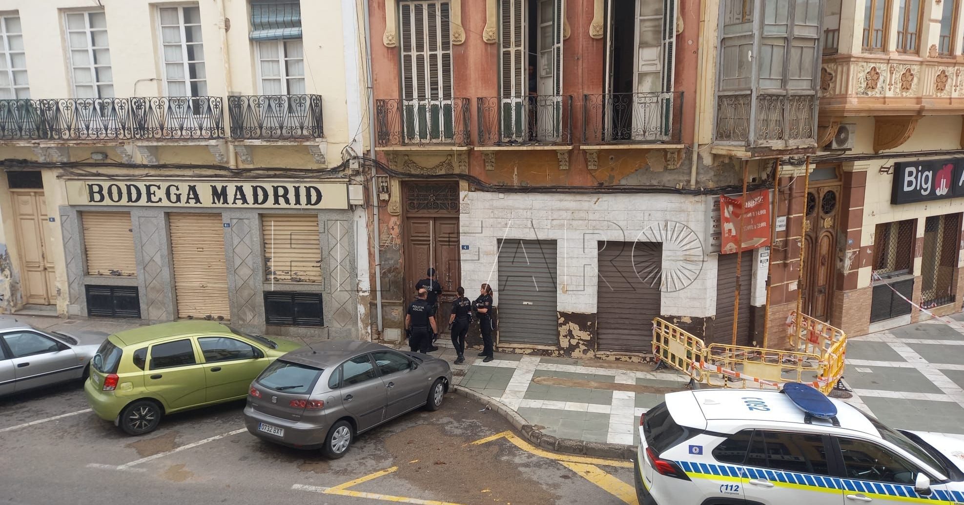 Despliegue policial por otra bronca de los 'okupas' de Castelar