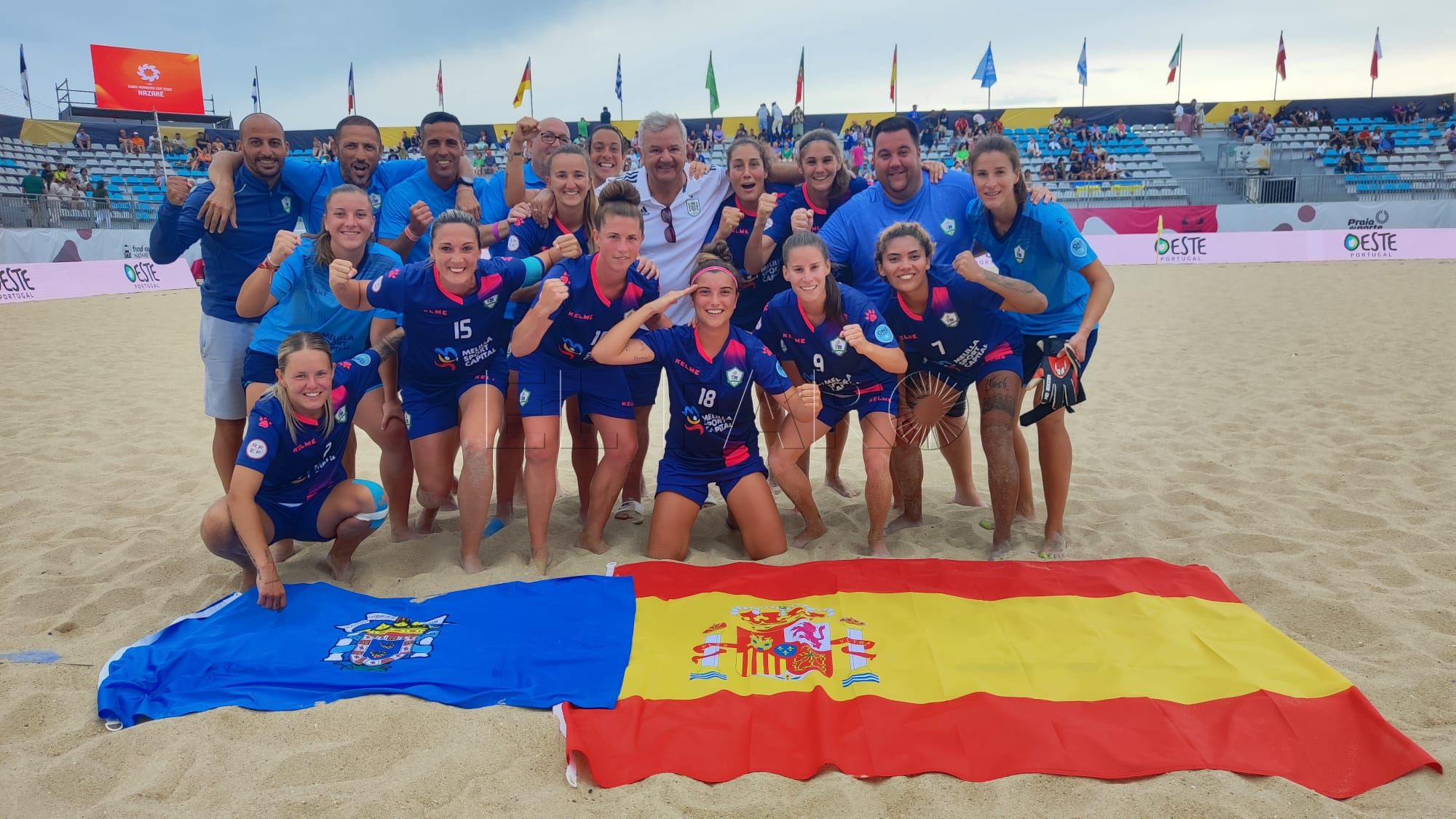 Higicontrol, campeón de la Eurobeachsoccer de fútbol playa femenino