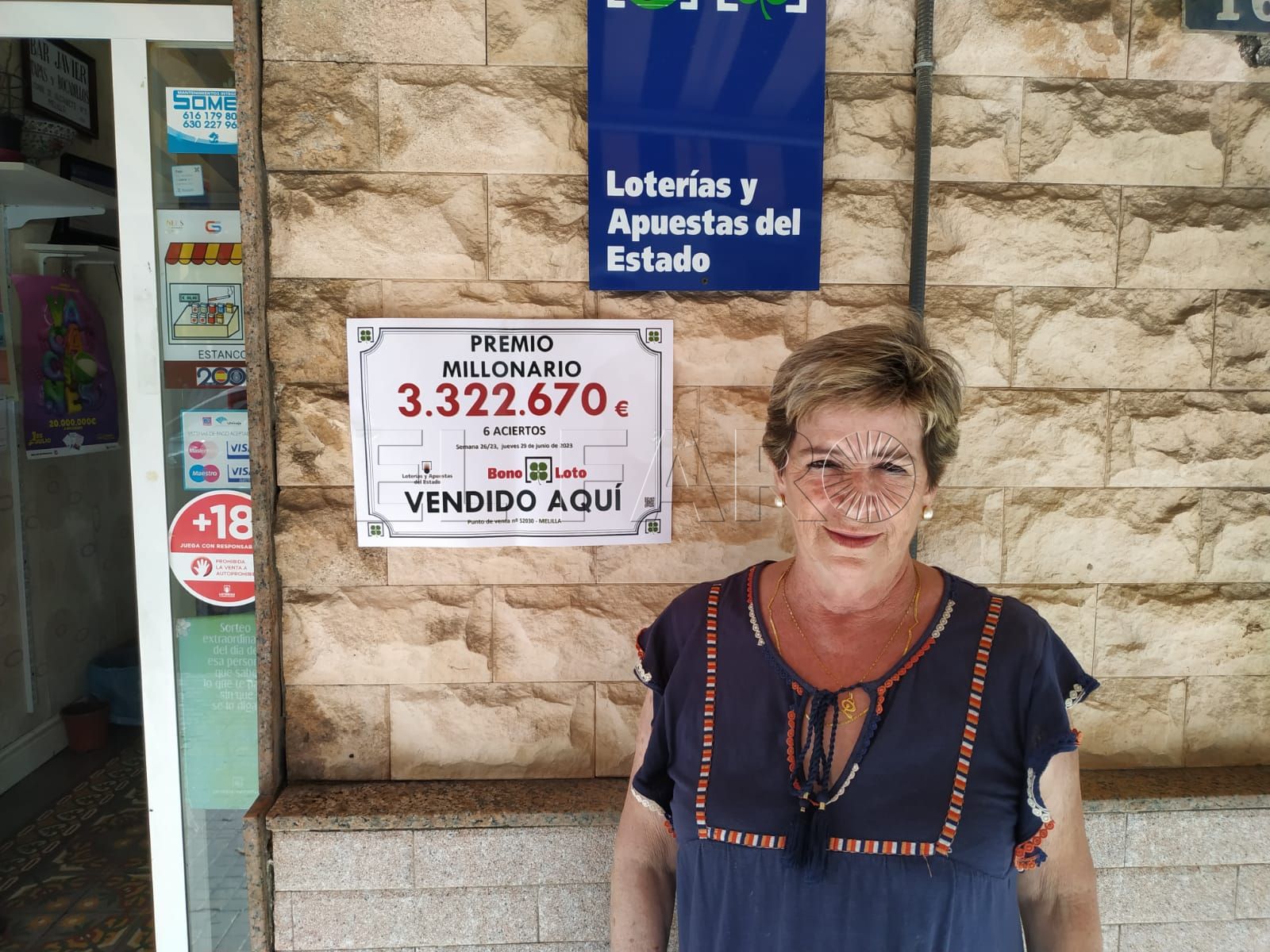 Merche, la dueña del establecimiento que dio más de 3 millones de euros en la Bonoloto