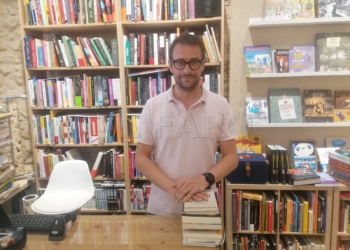 Fran Álvarez, propietario de La Librería.