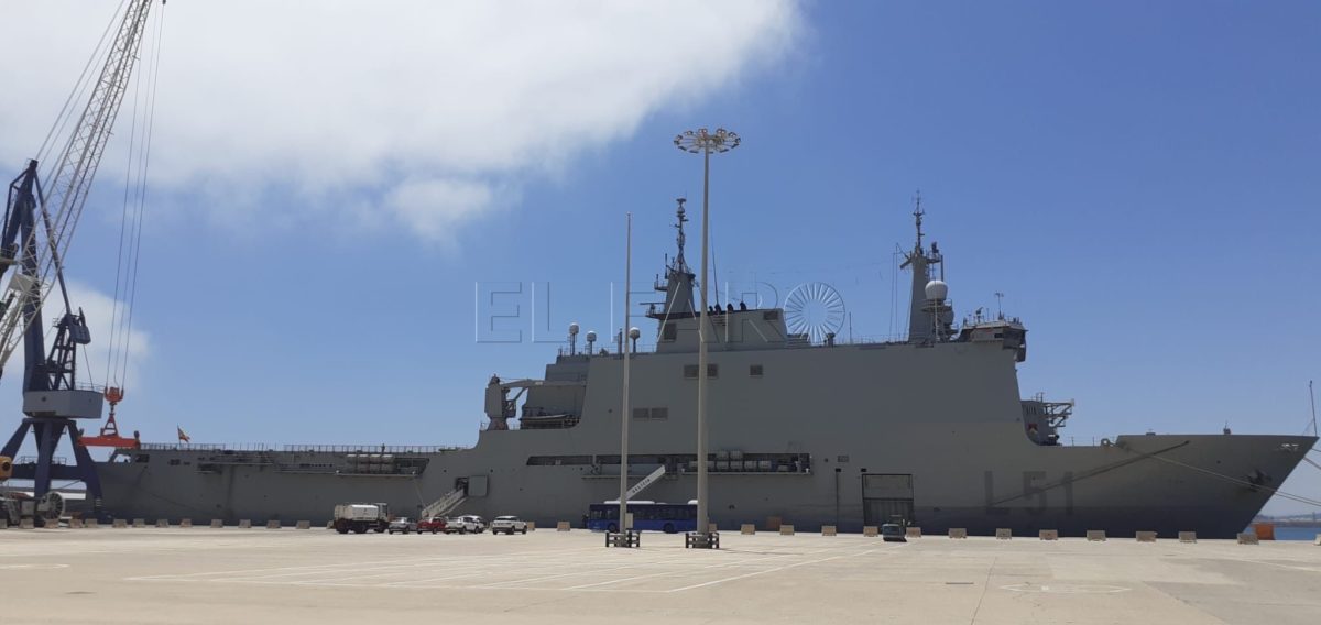 El Buque De Asalto Anfibio “Galicia” Atraca En Melilla