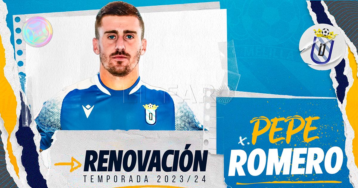 Pepe Romero seguirá un año más con la UD Melilla