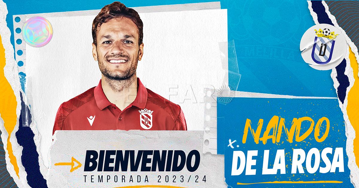 Nando de la Rosa firma como segundo técnico de la UD Melilla