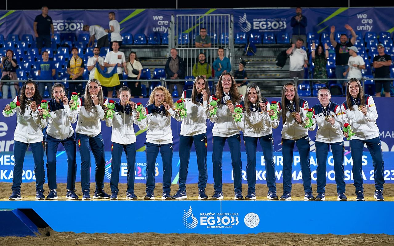 La melillense Lorena Asensio, oro con España en los Juegos Europeos