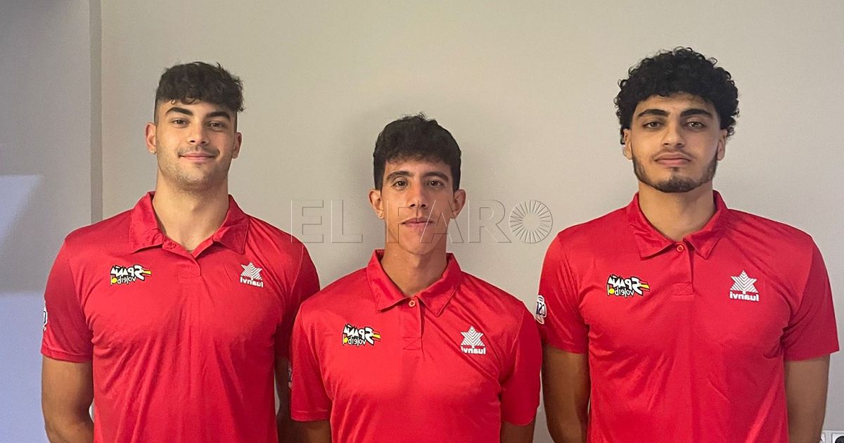 El CV Melilla felicita a sus jugadores Sub-21 Ruda, Sufian El Mesaoui y Azzdin