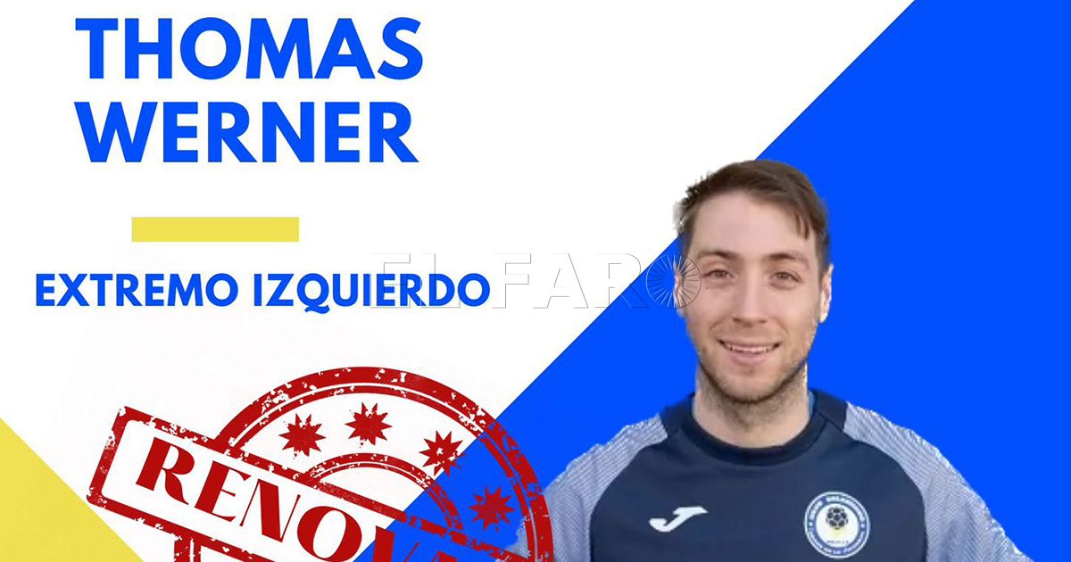 El argentino Thomas Werner renueva con el CD Virgen de la Victoria