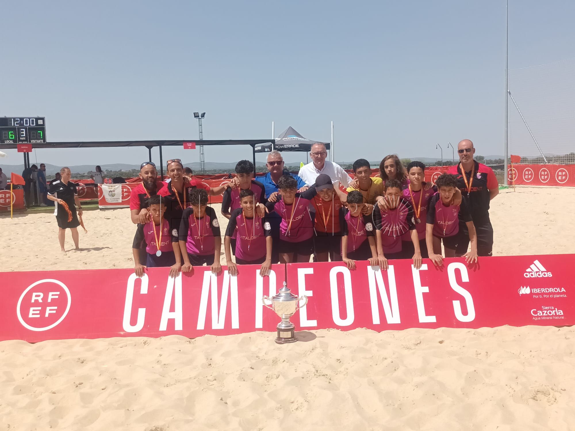 El Huracán Melilla se proclama subcampeón de España infantil